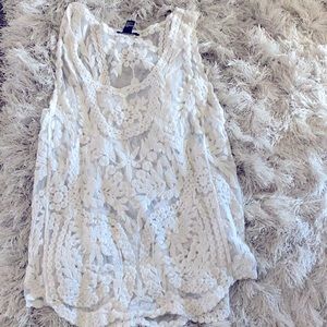 Laced tank top
